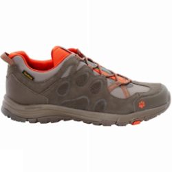 Jack Wolfskin Mens Rocksand Texapore Low Shoe Coconut Brown